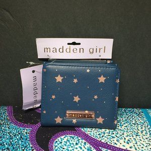 NWT Madden Girl Slim Bi fold wallet Starry Night